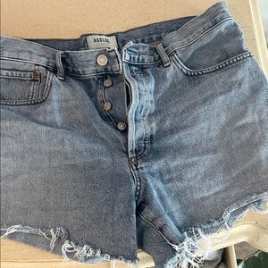 Agolde Reece Denim Shorts